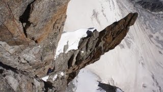 Pilier Gervasutti MontBlanc du Tacul Chamonix MontBlanc alpinisme escalade montagne [upl. by Rosse]