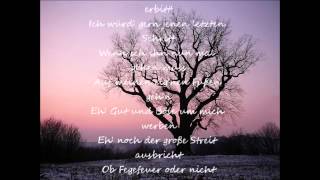 Reinhard Mey  Wie ein Baum den man fällt  Cover [upl. by Basset644]