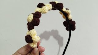 crochet hairband tutorial very easy crochetytshortsytcrochethairband [upl. by Niabi486]