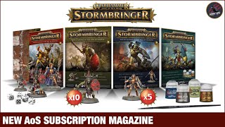 NEW WARHAMMER STORMBRINGER SUBSCRIPTION  All The Info Free Gifts Premium Sets amp Content Prices [upl. by Jez]