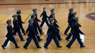 Union HS Army JROTC Unarmed Regulation at Central Regional Drill Competition 2019 [upl. by Harley]