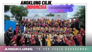 Angklung TK PKK Ceria Karangwuni [upl. by Amerigo]