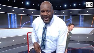 Shaq Crashes the NHL on TNT Set 😂 [upl. by Markiv]