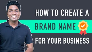 How To Create A Brand Name For Your Business in just 3 steps [upl. by Rosalie]