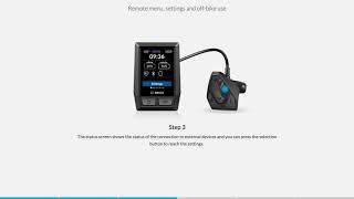 Bosch eBike Kiox Tutorial 4  Remote menu settings and offbike use [upl. by Nebra]