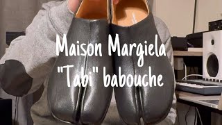 【購入品紹介】メゾンマルジェラの足袋バブーシュ Maison Margiela Tabi babouche [upl. by Florin]