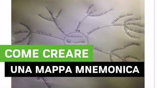 Come creare una Mappa Mnemonica Metodo di studio universitario [upl. by Pierson422]