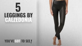 Top 10 Calzedonia Leggings 2018 Calzedonia Womens Leather Effect Total Shaper Leggings [upl. by Welton]