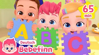 Das ABC Lied für Kinder  Mix  ABC lernen  German Alphabet  Bebefinn Deutsch  Kinderlieder [upl. by Aliehs727]