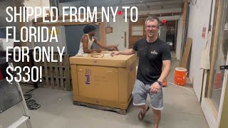 Using a FedEx Flat Rate Freight Box to Ship a Pallet [upl. by Hatch90]