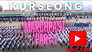 78th Independence Day Kurseong 2024 🇮🇳 March Past Part 1 Kurseong [upl. by Eednar]