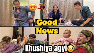 Good news dediye pure ghar walo ko💃😍 sabke liye tha yeh unexpected🥳 kya reaction hoga😚 [upl. by Hett]