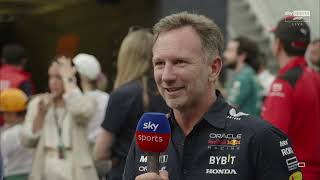 Christian Horner Reflects on an Unforgettable Azerbaijan Grand Prix  F1 PostRace Interview [upl. by Yraunaj]