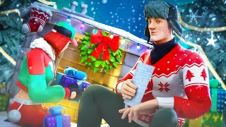 quotWorking on Christmas Evequot Fortnite Thumbnail Speedart 2431 [upl. by Kaliski]