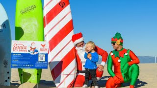 Surfin Santa 2022 News Coverage [upl. by Aihtibat305]