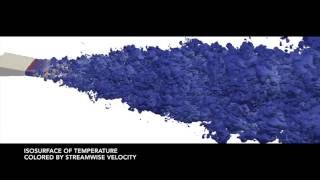 Dynamic mode decomposition of a screeching rectangular jet [upl. by Yro968]