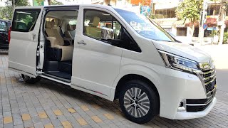 2022 Toyota Granvia Premium 6 Seats White Color  Exterior and Interior Walkaround [upl. by Kathy]