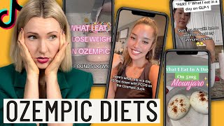 Dietitian Reviews Popular OZEMPIC Diet What I eat In a Day Harmful or Helpful [upl. by Yenreit]