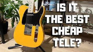 Squier Sonic Telecaster  The BEST Tele Under 200 Review amp Sound Demo [upl. by Llemij829]