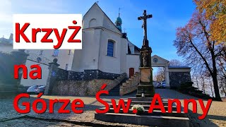 Krzyż na Górze Św Anny pamiątka po kamieniarzach z Raciborza [upl. by Sesiom]