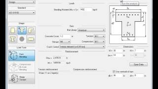 Conception en flexion dune poutre en T avec la Calculatrice de béton SAFI [upl. by Mariandi565]