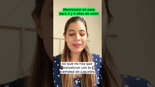 Montessori en casa para niños de 2 y 3 años [upl. by Raab974]