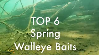 Top 6 Baits for Spring Walleye Fishing  Walleye Fishing Tips 2019 by Piscifun [upl. by Attenrad]