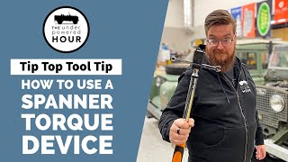 Tip Top Tool Tip How to Use a Spanner Torque Device [upl. by Marc]