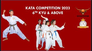 WKF Kata Comp 2023  6th Kyu amp Over [upl. by Latsyrhc207]