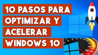 Como Optimizar y Acelerar mi PC Windows 10 al Maximo [upl. by Nordin]