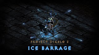 PD2 S9 Ice Barrage Sorceress showcase maps ubers dclone [upl. by Fawne170]