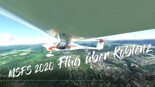 MSFS 2020 ein Rundflug über Koblenz mit der Pipistrel Virus SW 121 [upl. by Rehnberg]