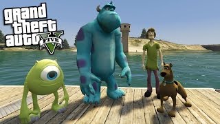 EVIL BOO from MONSTERS INC MOD GTA 5 PC Mods Gameplay [upl. by Astra]