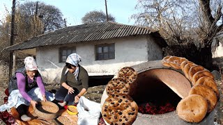 This is how real Tandoor Bread is baked in the Village  Our Four Best Bread Recipes [upl. by Neerod]