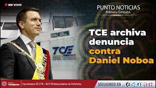 🔴 EnVIVO  TCE archiva denuncia contra Daniel Noboa [upl. by Wes]