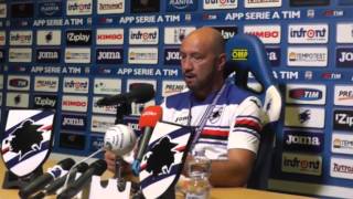 Zenga quotPenso a una Samp a quattro puntequot  Giornata 4  Serie A TIM 201516 [upl. by Ambros295]