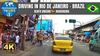 【4K】Driving in Rio de Janeiro  From Bento Ribeiro to Madureira  DampW Tours [upl. by Amaty]