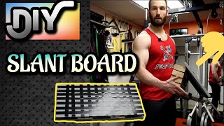 DIY Build 6 Way Adjustable Slant Board [upl. by Rodrigo]