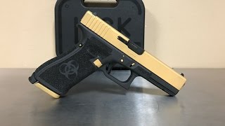 Glock 17 Stipple Job Time Lapse [upl. by Aihsotal562]