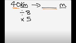 Converting kilometers to miles and miles to kilometers Two different mental strategies [upl. by Chloris]