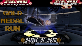 Rogue Squadron 3D B3 Battle of Hoth  Gold Medal Run 1080P [upl. by Alaster27]