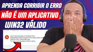 Como resolver erro não é um aplicativo win32 válido [upl. by Adah345]