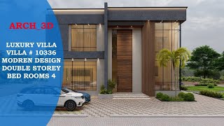 Modern Villa Design Double Storey Villa [upl. by Aruasor]