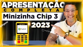 TUDO SOBRE A MINIZINHA CHIP 3  PAGBANK  VIDEO DETALHADO 2023 minizinhachip3 [upl. by Dorcea]