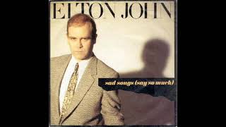 ELTON JOHN Sad songs 1984 [upl. by Namwen]