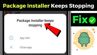 Package installer keeps stopping  package installer keeps stopping problem kaise thik kare [upl. by Hermosa749]