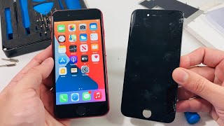 How to Replace iPhone 8  SE 2020 Screen LCD Easy Step by Step Beginners Guide [upl. by Iahk257]