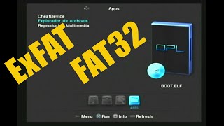 Diferença entre ExFAT e FAT32 OPL PS2 [upl. by Ellerred]