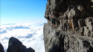 VIA FERRATA DELLE BOCCHETTE CENTRALI Da Rifugio Alimonta a Rifugio Vallesinella I Sirboni [upl. by Ursala]