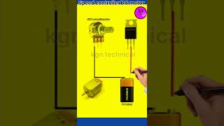 Speed controller DC motor circuit diagram  shorts [upl. by Yspyg40]